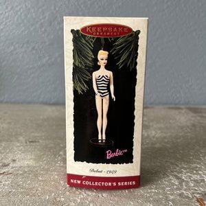 1959 Vintage Debut BARBIE Hallmark Keepsake Ornament